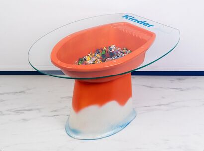 Kinder Bidet - a Sculpture & Installation Artowrk by la principessa sul bidet